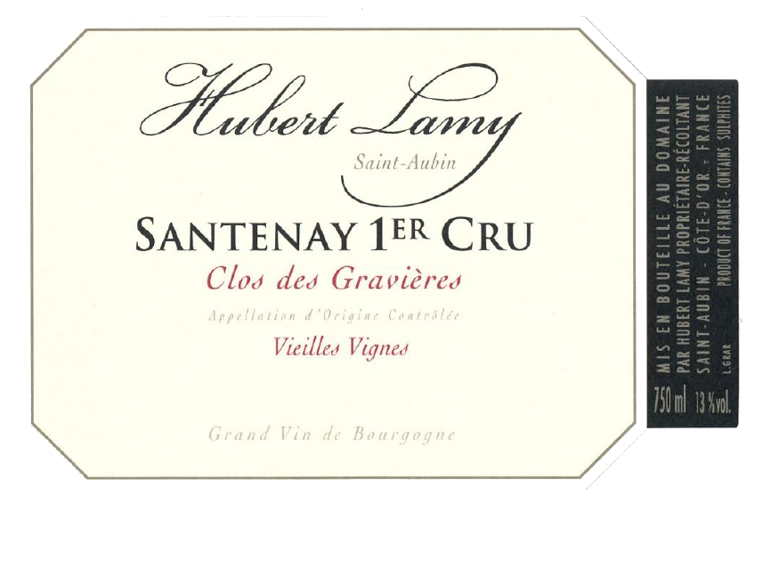 Santenay Rouge 1er Cru “Clos Des Gravières” Vieilles Vignes