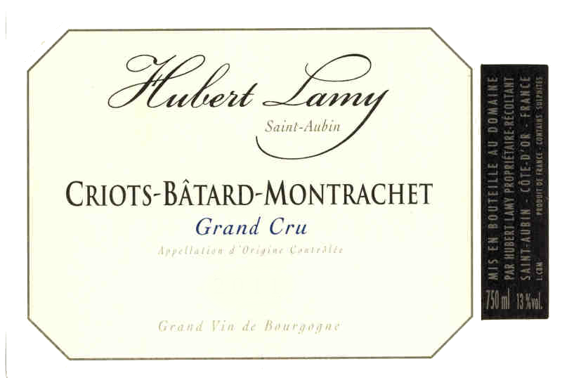 Criot Bâtard Montrachet Grand Cru