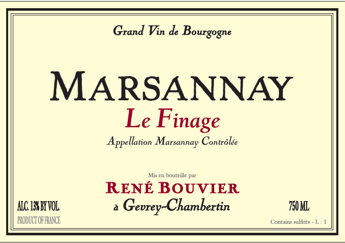 Marsannay “Le Finage”