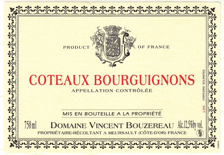 Coteaux Bourguignons Rouge